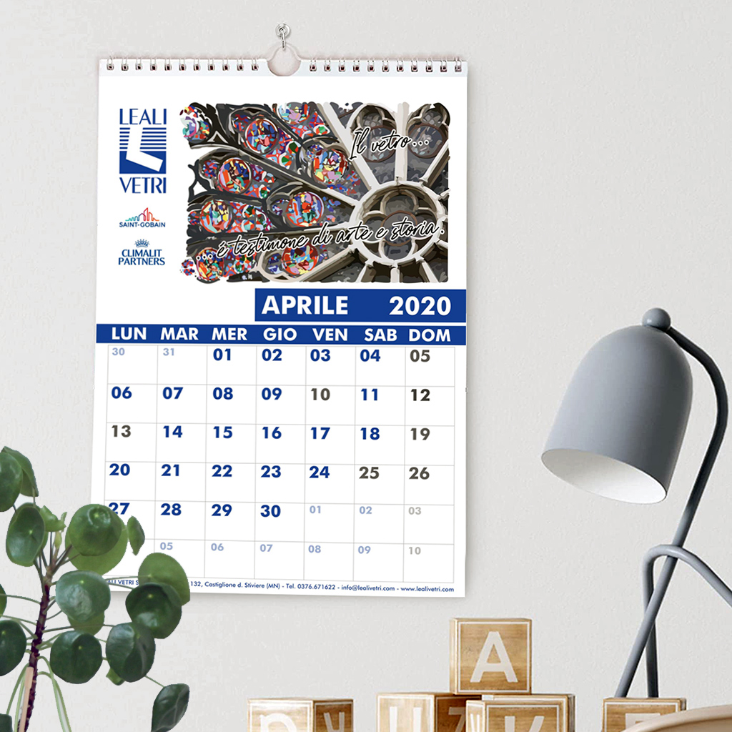 Calendari da muro con grafica completamente personalizzata